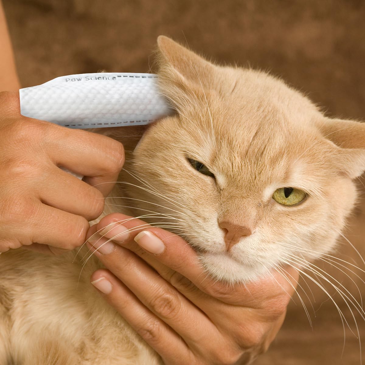 Dog & Cat Ear Cleaner Wipes – Pet Finger Wipes for Cats & Dogs – Cleaning, Soothing, & Deodorizing Itchy Ears – Ear Relief Solution Wash (Unscented)