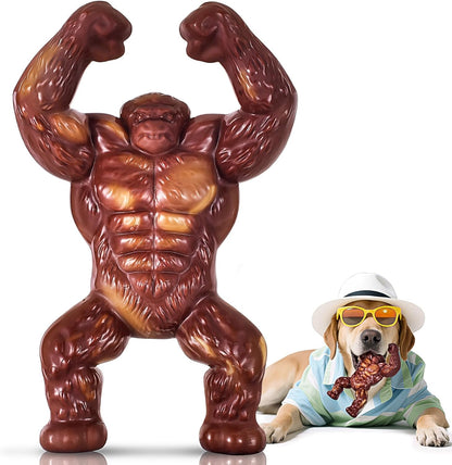 PETSTA Indestructible Dog Toys for Aggressive Chewers, Extreme Tough Toys for Large Dogs, Real Beef Flavored, Dog Bone for Medium/Large Dogs Breed, Gifts for Dogs
