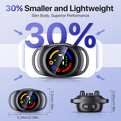 Bark Collar for Small Medium Dogs, Dog Bark Collar with Beep Vibration, IP67 Waterproof Rechargeable Barking Collar with 7 Adjustable Sensitivity (Classic Black)