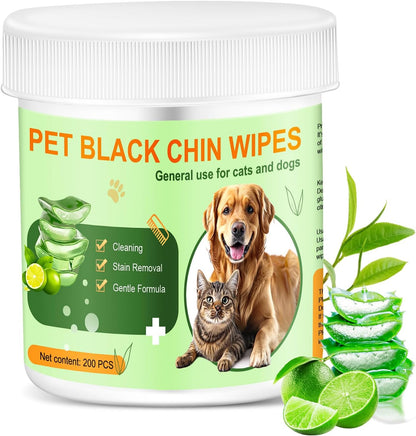 Pet Wipes for Dogs & Cats, Dog Grooming Wipes for Eyes, Paws, Ears,Chin, Unscented Soft pet Wipes 200PCS
