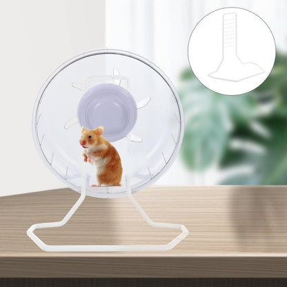Hamster Running Wheel Bracket Iron Stand Small Pet Wheel Holder for Hamsters and Small Animals