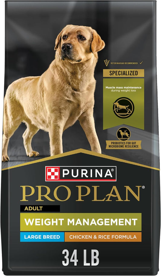 Purina Pro Plan Focus Adult Large Breed Weight Management Formula - 34Lb