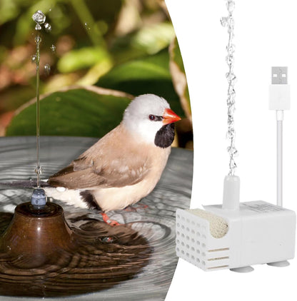 Pet Water Fountain Pump | Energy-Efficient Mini Aquarium Pump - Mini Water Circulation System Suitable for Fish Tanks, Aquariums, Rock Fountains