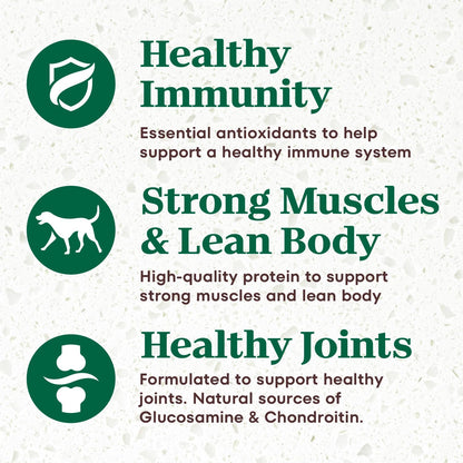 Nutro Ultra Senior Dry Dog Food with a Trio of Proteins from Chicken, Lamb and Salmon, 30 lb. Bag