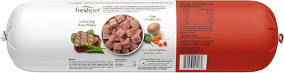 Freshpet Healthy & Natural Dog Food, Fresh Beef Roll, 6lb