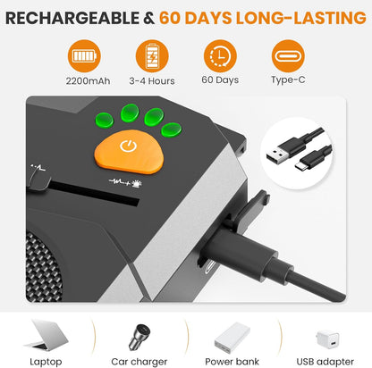 Anti Barking Device for Dogs, 3X Ultrasonic Dog Bark Deterrent Devices with 3 Modes, 50Ft Range Anti Bark Box, IP56 Waterproof Ultrasonic Dog Barking Deterrent Indoor Outdoor Use