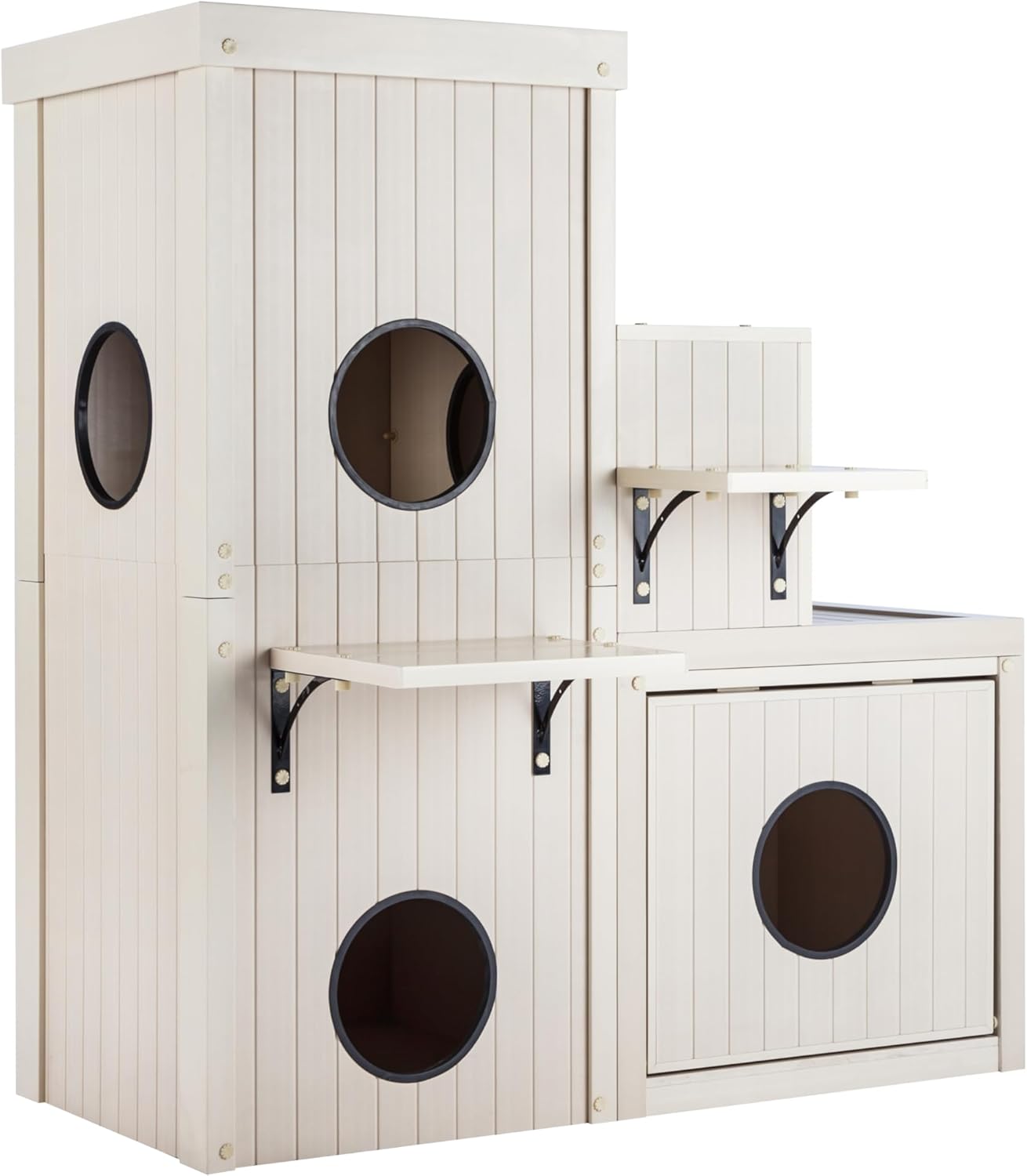 New Age Pet ECOFLEX® Kitty Katio Climber Cat House and Pen Combo