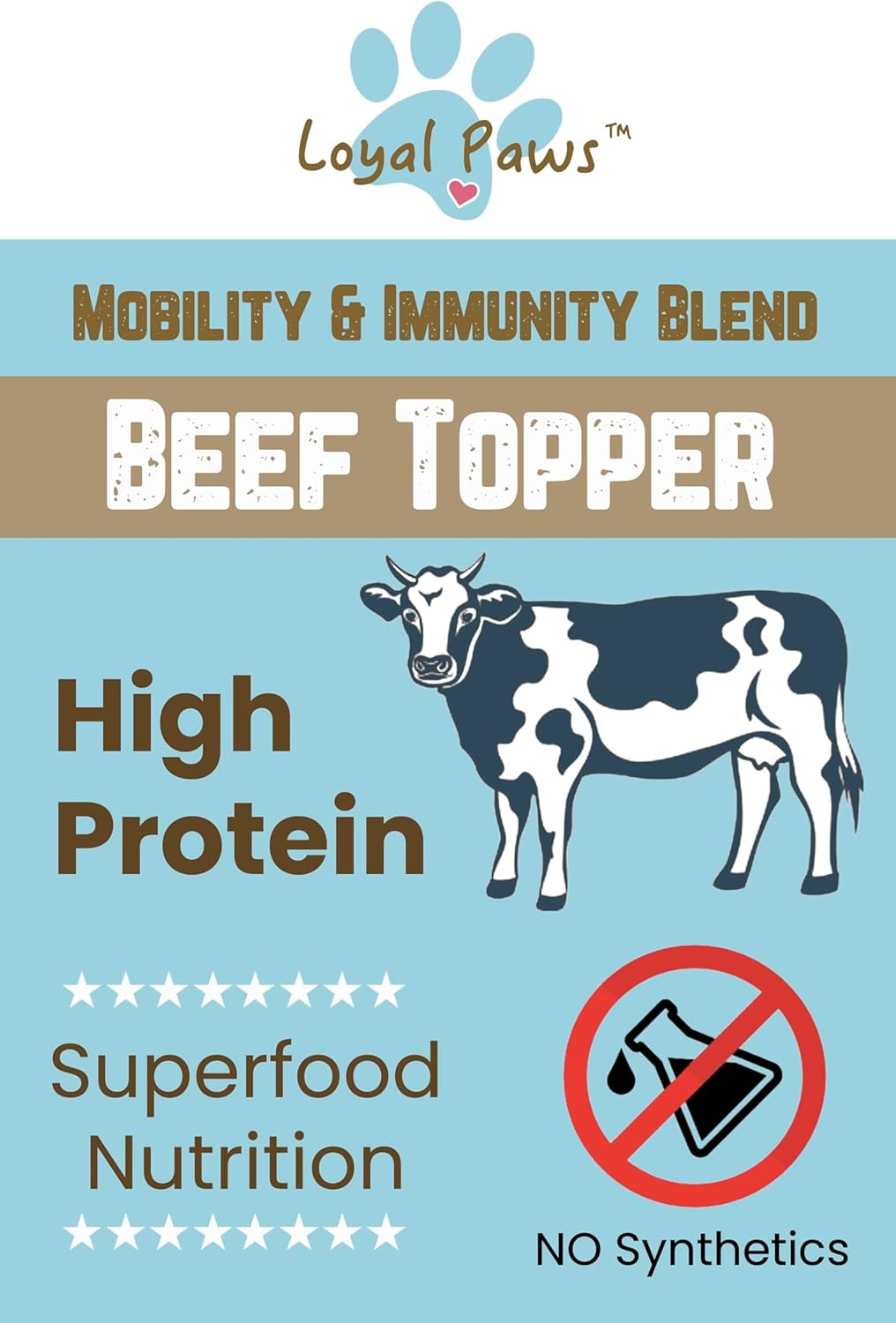 Freeze-Dried Dog Food Topper for Picky Eaters – Raw Beef Heart, Trachea, Kidney – High Protein, Grain-Free Meal Mixer – Natural Glucosamine & Chondroitin – Made in USA 6 oz