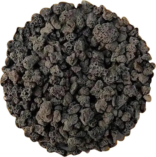 300g Black Horticultural Lava Rock, Volcanic Rock for Plants, Succulents, Garden Landscaping Decoration
