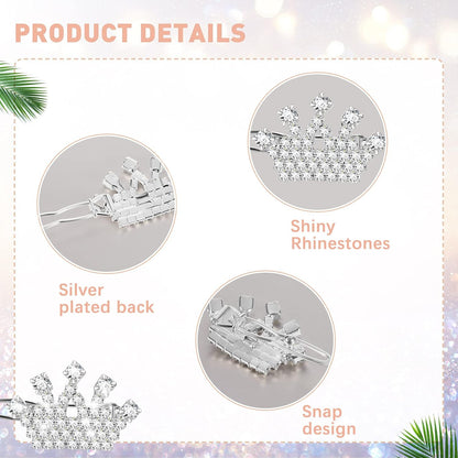 9 Pieces Dog Tiara Crown Hair Clips Pet Crystal Rhinestone Barrette Clips for Dog Puppy Ear Clear Doggie Crown Pet Grooming Hair Accessories for Pet Girl, 9 Styles(Vivid Style)