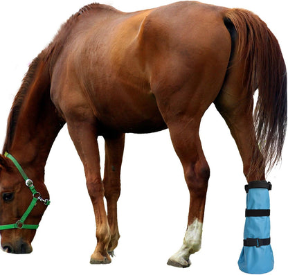 yeezo Hoof Soaking Bag Horse Soaking Boot Hooves Wrapped Easy Soaker Treating Bags with EVA Pad