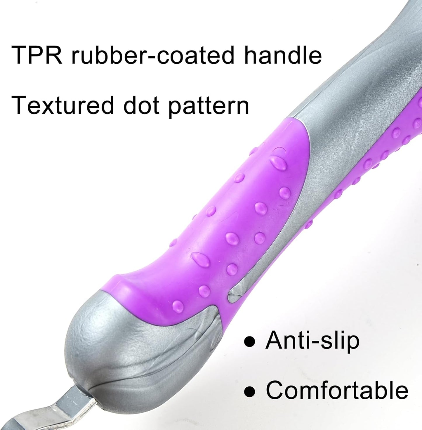 Horse Hoof Pick with Dual Brush,TPR Non-Slip Grip, Farrier Tool Hoof Pick for Horse Hoof Cleaning and Grooming