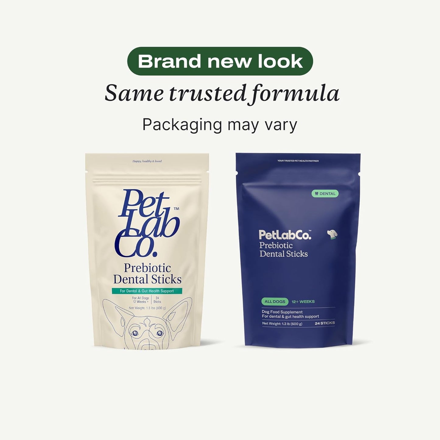 PetLab Co. Dental Sticks – Dog Dental Chews -Target Plaque & Tartar Build-Up at The Source - Designed to Maintain Your Dog’s Oral Health, Keep Breath Fresh and Provide Digestive Help (24 Sticks)