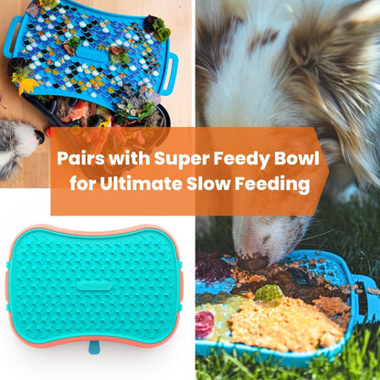 Marley Reversible Lick Mat. Reversible Dog Lick Mat. Lick Mat for Dogs. Premium Food-Grade Silicone Slow Feeder Dog Feeding Mat Non-Slip Design Dog Treat Mat