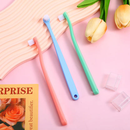 3 Pack Toothbrush for Small Dogs, Mini Pet Toothbrush for Teeth Clean, Soft Cat Tooth Brush for Puppy, Kitten, Other Small Pets(Pink, Blue, Green)