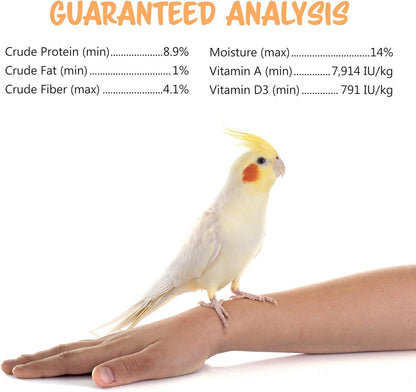 Vitakraft Crunch Sticks Cockatiel Treat - Apple and Honey - Pet Bird Treat Toy