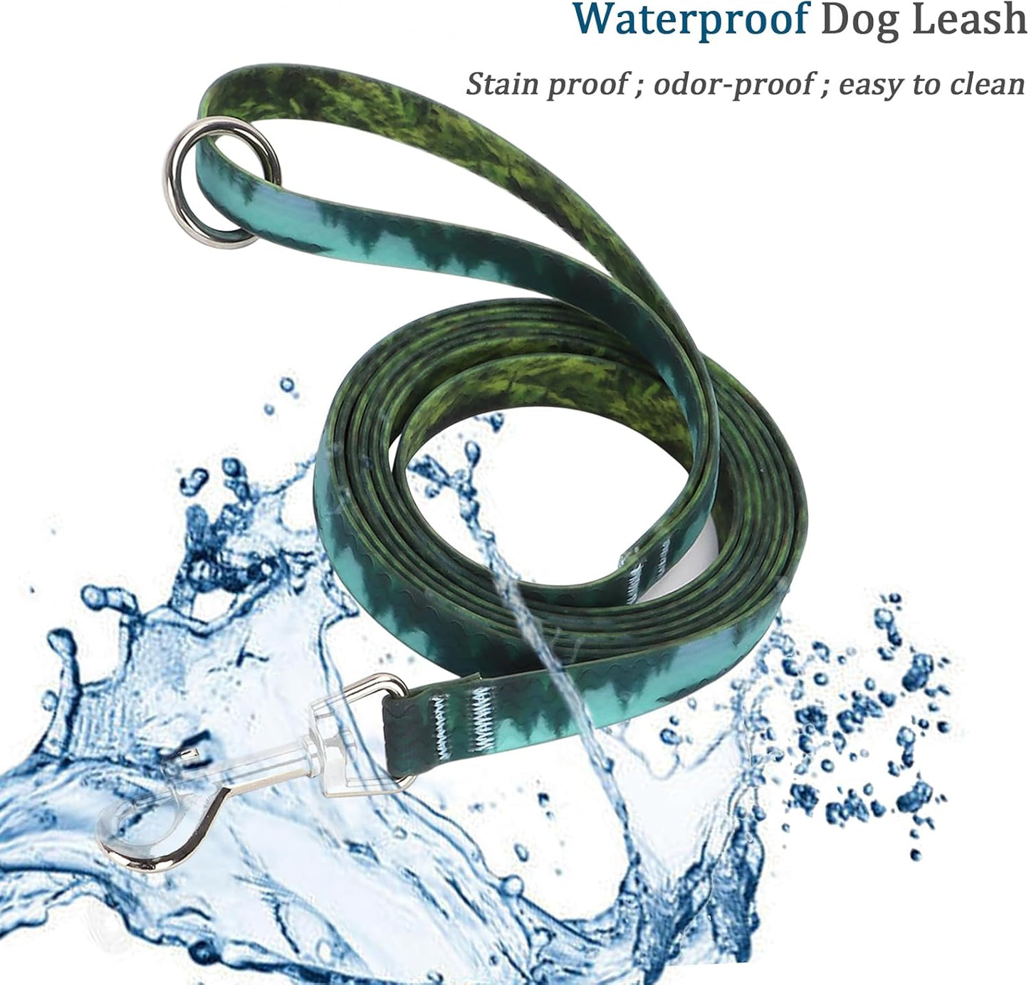 WYuZe 5 ft Puppy Leash for Small Dogs +7 FT Waterproof Dog Leash Odor-Proof Easy to Clean