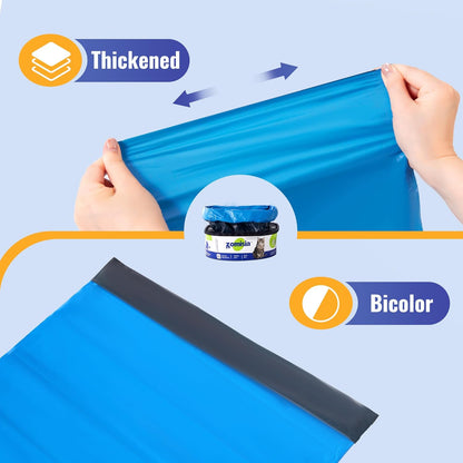 Cat Litter Disposal System for Odor Control, Hands-Free Patent Structure Litter Trash Can Kit & 4 Pack Cat Litter Refill Bags