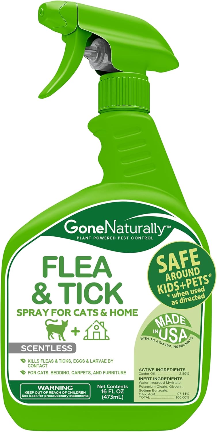 Plant-Based Spray for Cats & Home – Scentless, Non-Staining Formula for Indoor Use (16 oz)