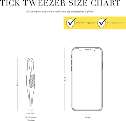 Tweezerman Pet Tick Removal Tweezer, Tick Removal Tool for Dogs and Cats