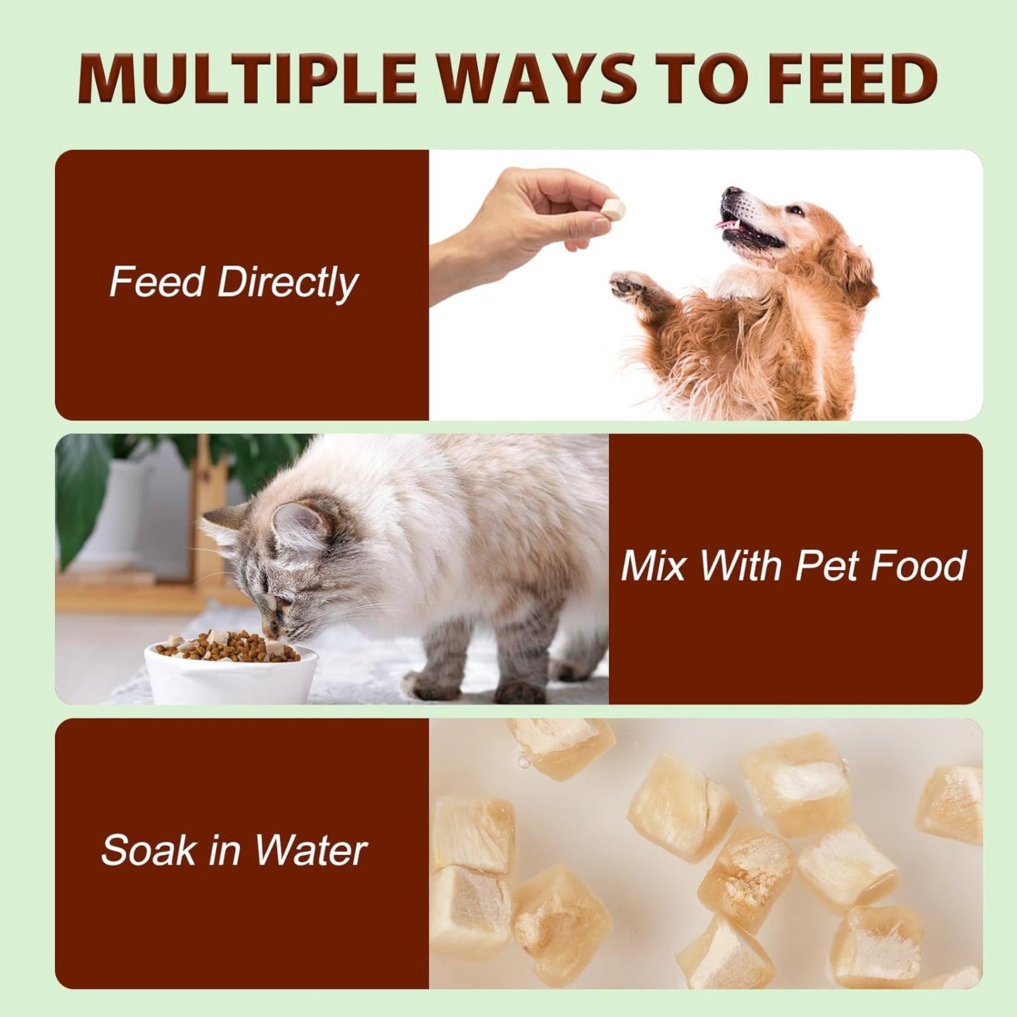 Dylan's cabin Freeze Dried Chicken 6oz- Single Ingredient High Protein Training Snacks or Natural Food Topper,Grain Free