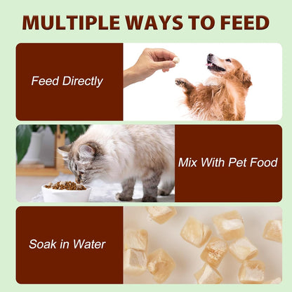 Dylan's cabin Freeze Dried Chicken 6oz- Single Ingredient High Protein Training Snacks or Natural Food Topper,Grain Free