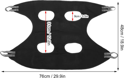 Pssopp Cat Nail Clipper Hammock, Breathable Grooming Pet Hammock for Cats Kittens Provides Secure Attachment (M)