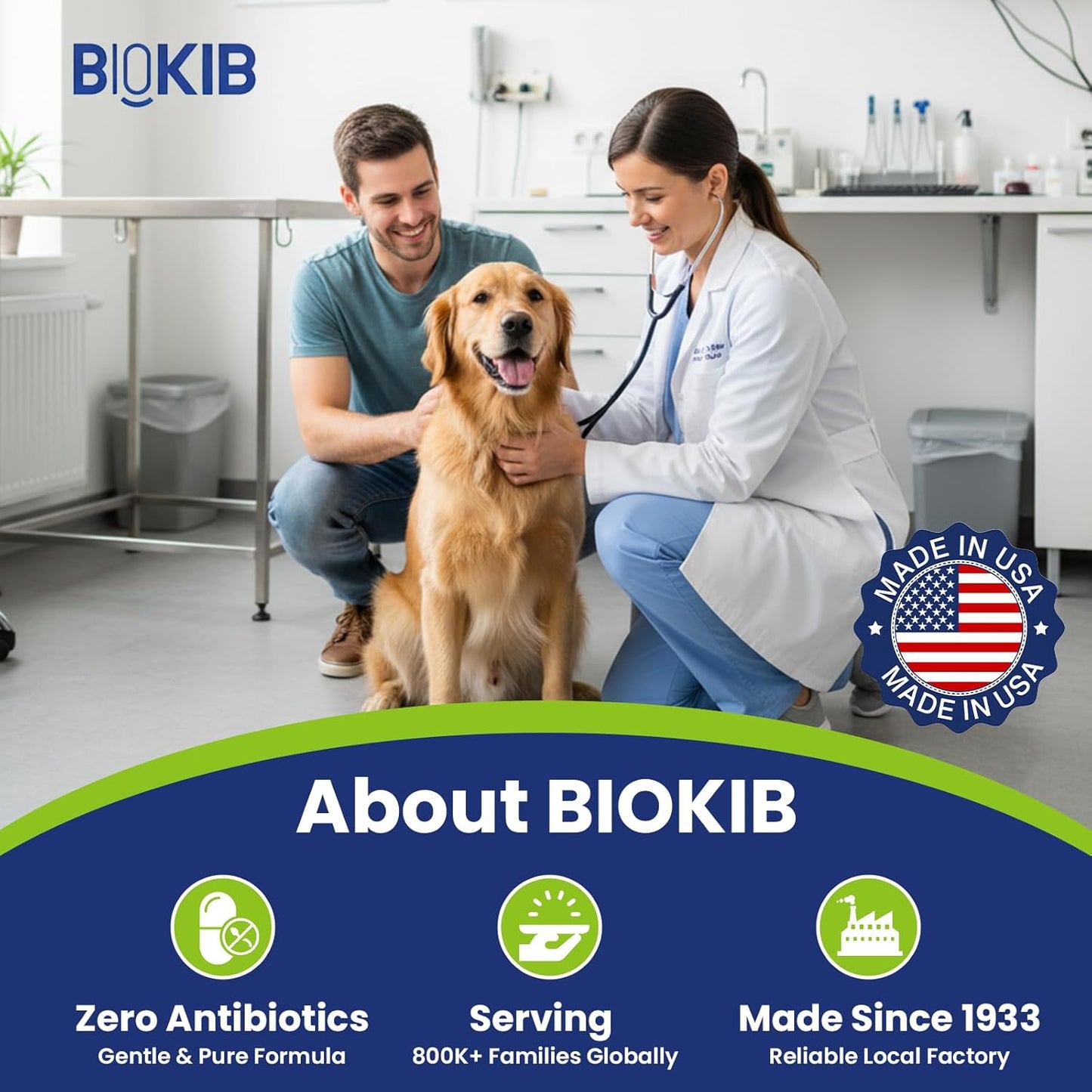 BOCASHI Probiotics for Dogs & Cats, Pet Fermented Nutritional Powder - Food Topper for Digestive Health, Gut Support, Diarrhea & Constipation, Immune Booster - Natural, Made in USA - 240 Scoops