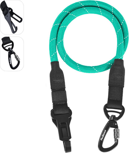 PetBonus Safety Wrist Strap for Retractable Dog Leash and Dog Seat Belt for Car