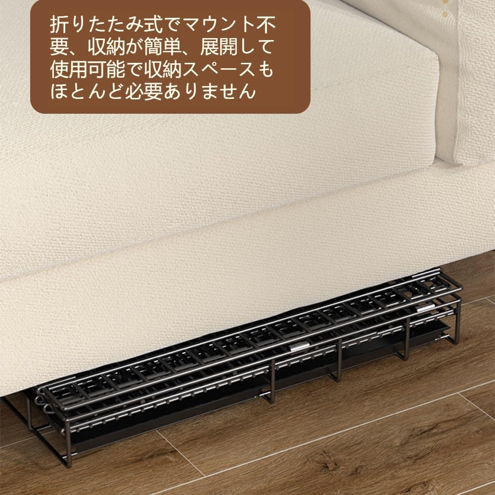 Foldable Metal Dog Kennel with Removable Leak-Proof Tray & Secure Lock - Portable Puppy Cage for Small Dogs, Cats, Rabbits | Travel Crate for Training, Home, Car, 19.6 * 13.4 * 16.1 Inch (White)