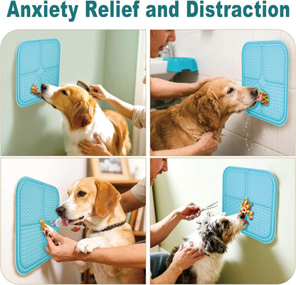 Dog Puzzle Toys & Lick Mat for Dogs, Interactive Toys for IQ Training, Dog Treat Puzzle Toys Slow Feeder for Mental Stimulating, Pet Food Puzzle Feeder Toys for All Breeds