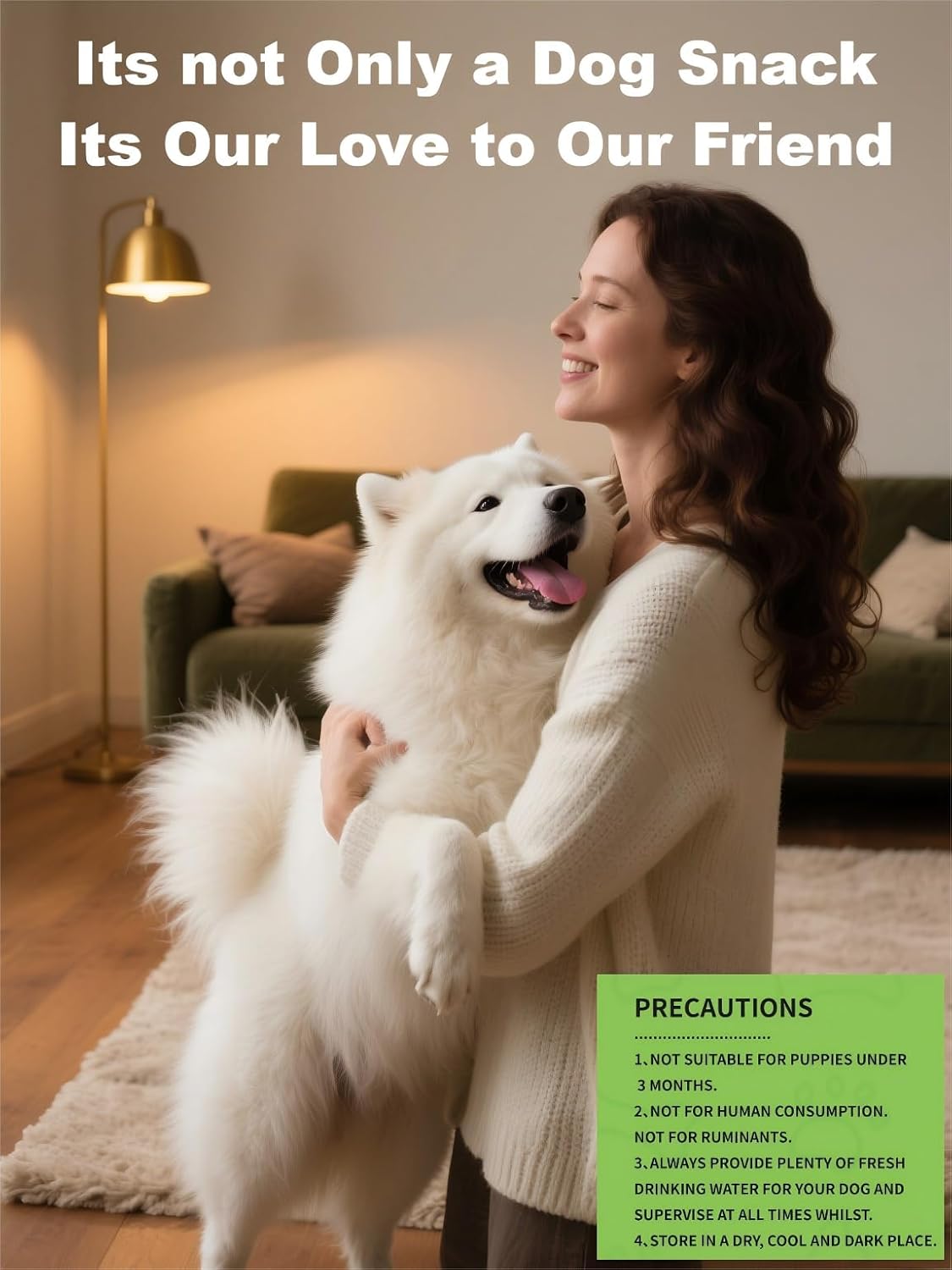 Whole Chicken Breast Dog Treats - Meaty, Chewy Jerky Strips for Large Dogs - High Protein Snacks, Training Rewards, 45% Protein Content for Muscle Support