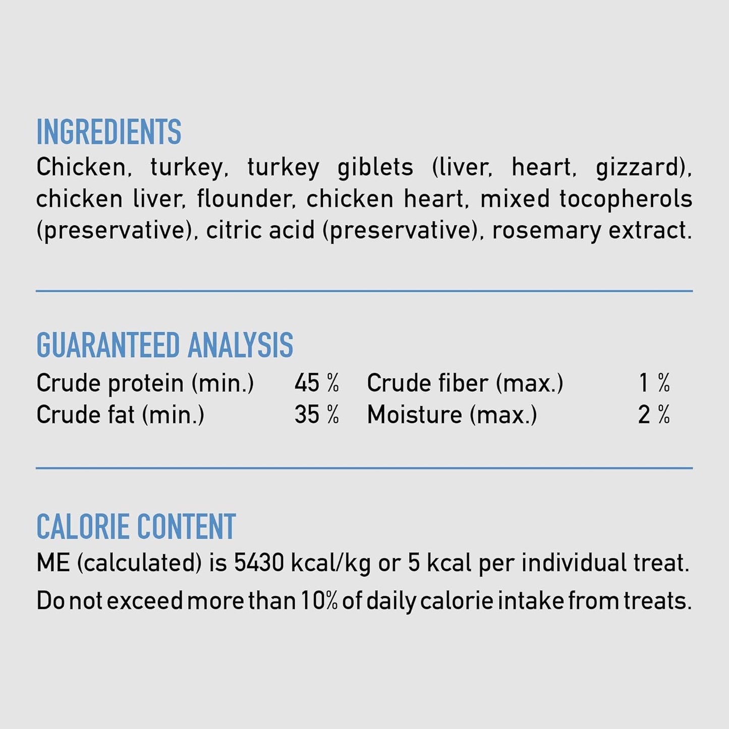 ORIJEN Grain Free High Protein Freeze Dried Dog Treats Original Recipe 3.25oz Bag