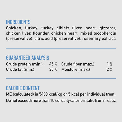 ORIJEN Grain Free High Protein Freeze Dried Dog Treats Original Recipe 3.25oz Bag