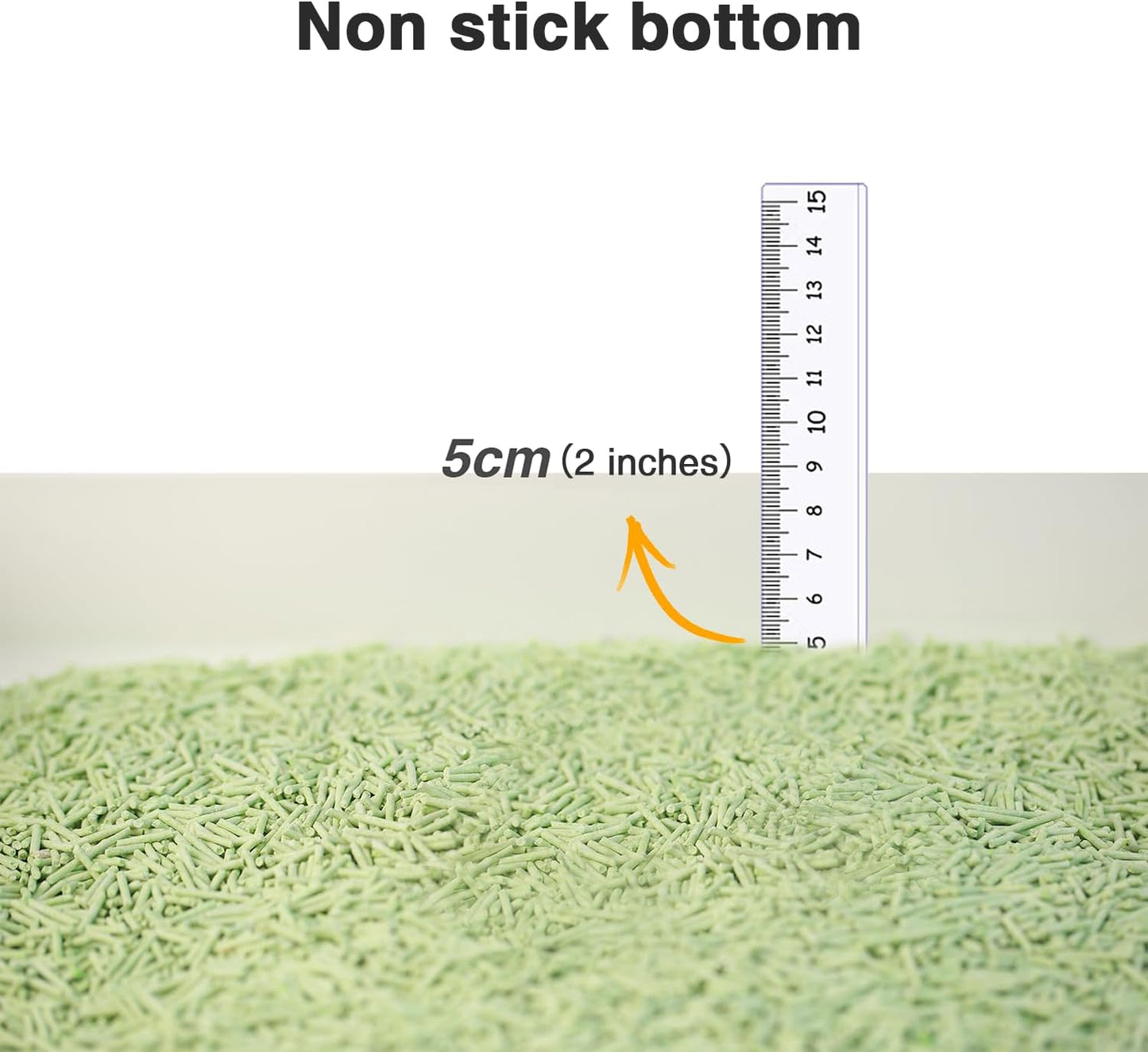 Cat Litter 12LB/2 Packs Dust-Free Clumping Tofu Cat Litter Quickly Absorb Odors Toilet Can Flush Into The Toilet Pure Natural tofu cat Litter (Green Tea)