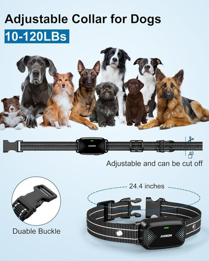 Jugbow Dog Skock Collar woth Remote - 4000FT Dog Training Collar with 4 Training Modes, IPX7 Waterproof E-Collar with Security Lock, Rechargeable e-Collars for Large Medium Small Dogs 10-120lbs
