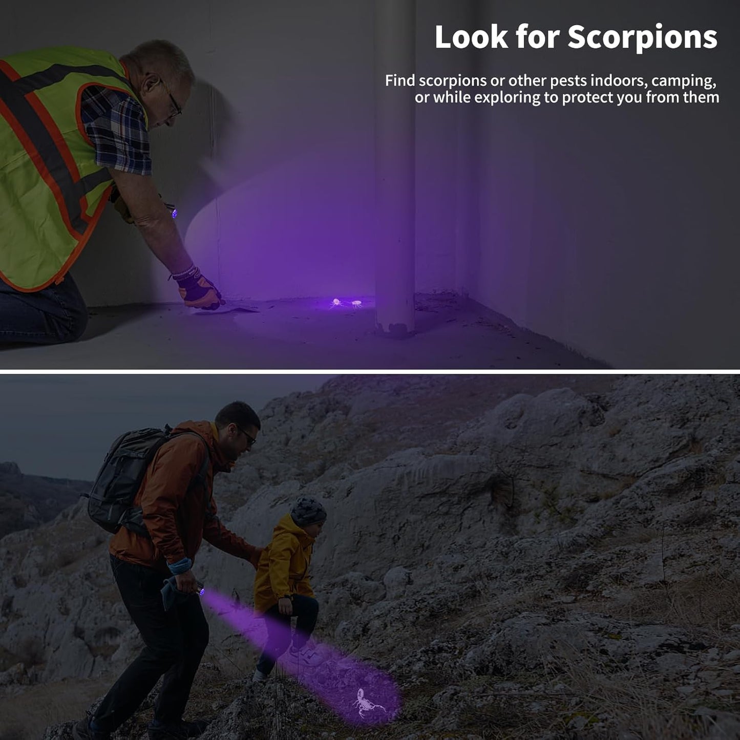 5 Pack Black Light UV Flashlight, 9 LED 395nm Ultraviolet Blacklight Flashlight, Handheld Mini Torch Light Pet Urine Detector for Dog/Cat Urine, Dry Stains(15x AAA Batteries(Green))