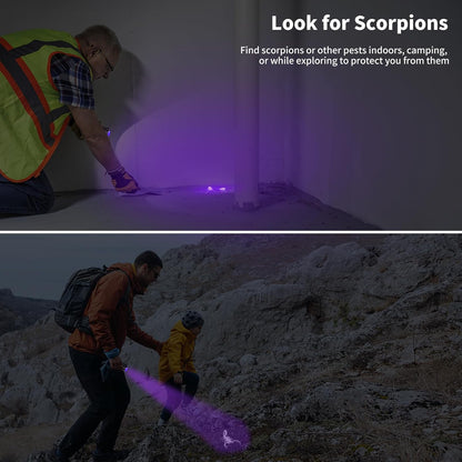 5 Pack Black Light UV Flashlight, 9 LED 395nm Ultraviolet Blacklight Flashlight, Handheld Mini Torch Light Pet Urine Detector for Dog/Cat Urine, Dry Stains(15x AAA Batteries(Green))