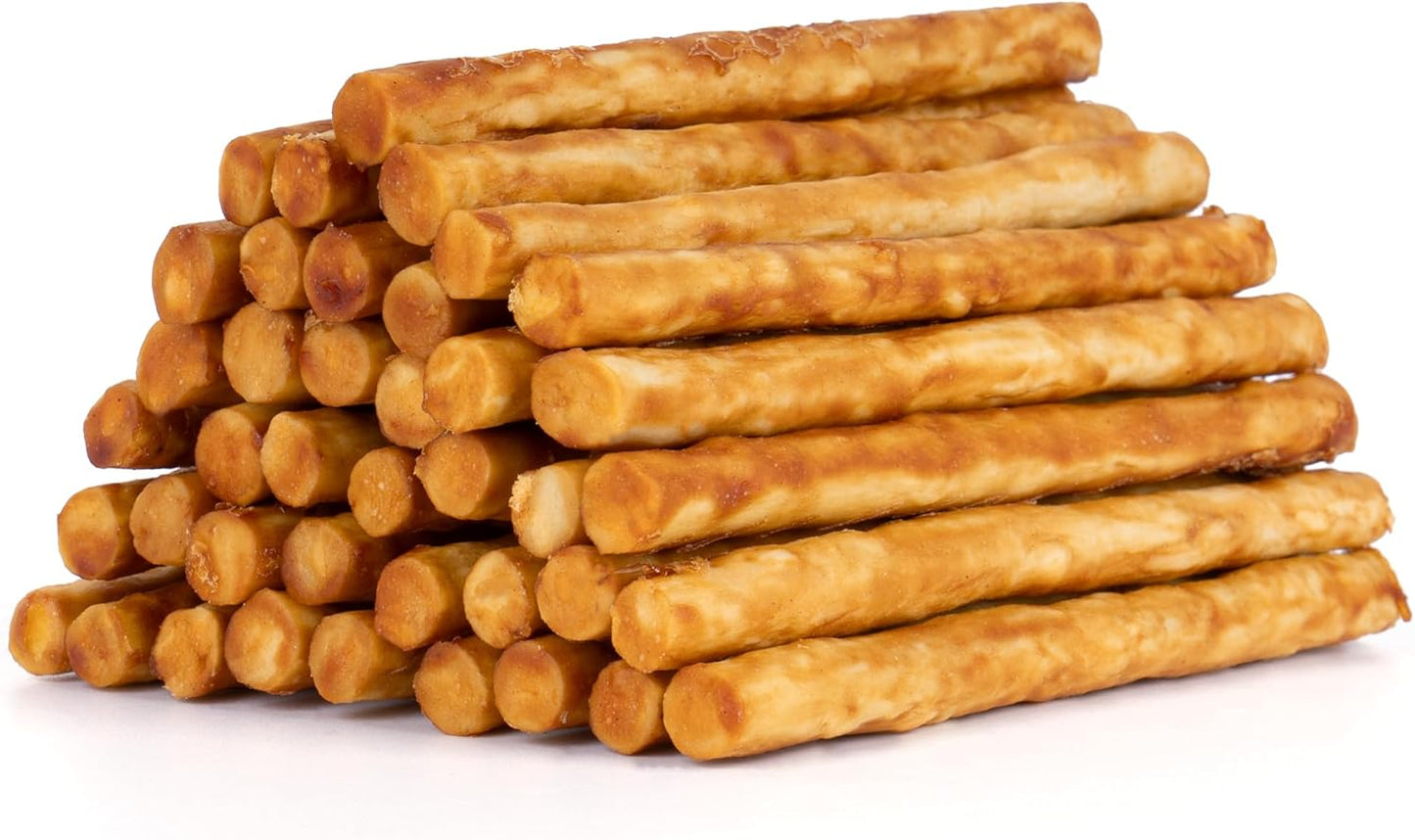 MON2SUN Chicken Collagen Sticks for Dogs, 5 Inch Teeth Cleaning Collagen Chews for Small Dogs (Chicken Flavored), Healthy Snacks, 10.58oz (40 Count-Pack of 1)