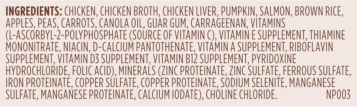 Nutrish Gentle Digestion Premium Paté Wet Dog Food, Real Chicken, Pumpkin & Salmon Recipe, 13 oz. Can, 12 Count (Rachael Ray)