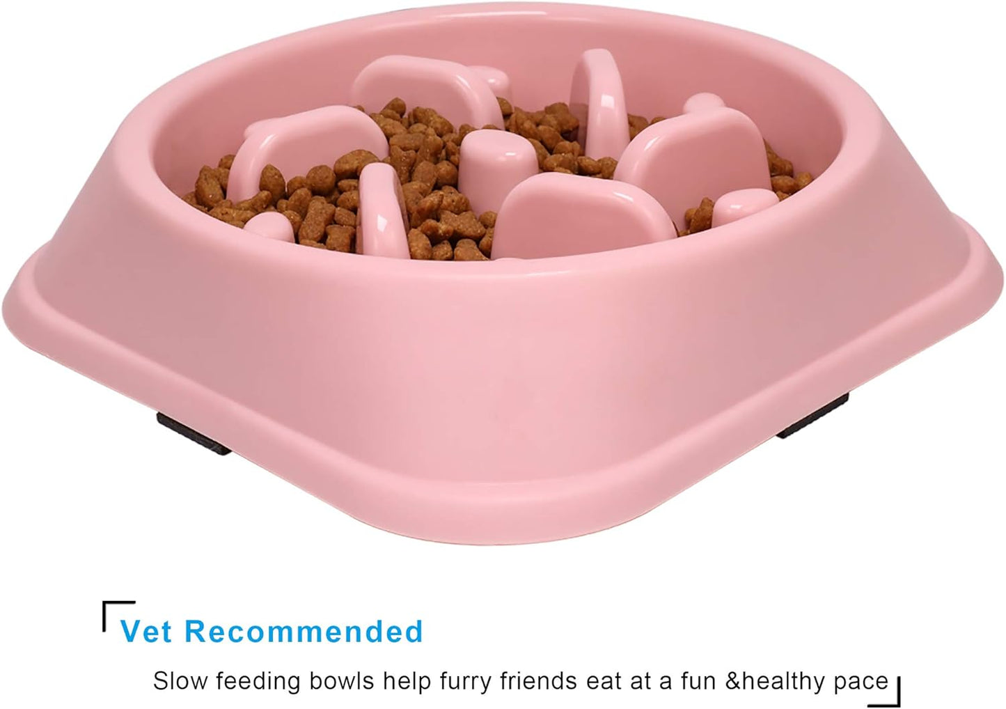 UPSKY Slow Feeder Small Dog Bowl - Anti-Slip Puzzle Bowl Feeder, Interactive Bloat Stop, Anti-Choking