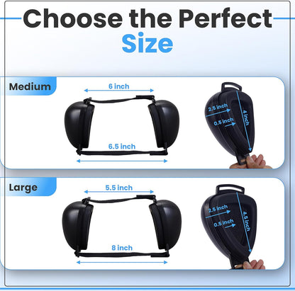 Dog Ear Muffs Noise Protection for Medium & Large Dogs – 29 dB Hearing Protection from Fireworks, Thunder & Noise