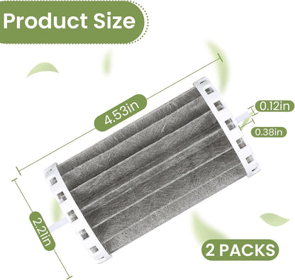 Aquarium Filter Compatible with Marineland Penguin 150/150B Power Filters,Bio-Wheel Assembly PRBW150B,Replacement Fish Tank Filter Parts,2 Pack