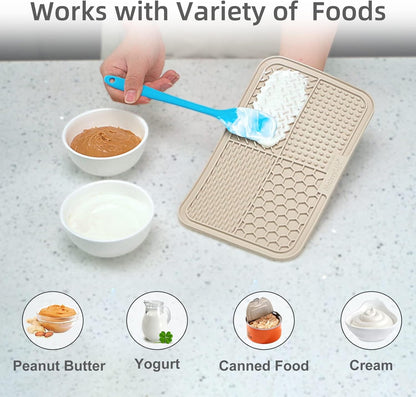 MateeyLife 4 PCS Lick Mat for Dogs and Cats