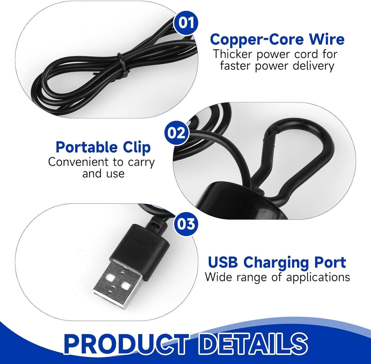 Mini Aquarium Air Pump 1W USB Fish Tank Oxygen Air Pump Portable Ultra Silent Air Aerator Pump for Up to 15Gallon Fish Tank Energy Saving Oxygen Bubbler with Air Stone and Single Outlet Silicone Tube