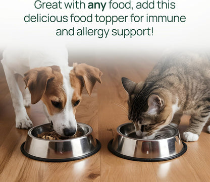 pawTree Salmon Oil-Dog and Cat Fish Oil Supplement-Ideal for excessive shedding control, seasonal allergies, itch relief, dry, irritated skin. With over 15 heart-healthy Omega-3 & Omega-6 Fatty Acids.