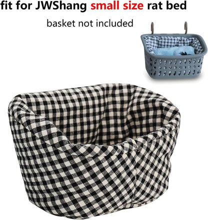 JWShang Bed Mat for Rat Hammock - Warm Hanging Basket With Replaceable Removable Nest Mat for Small Animals: Hamster, Sugar Glider (Only for Small Size Hammock)