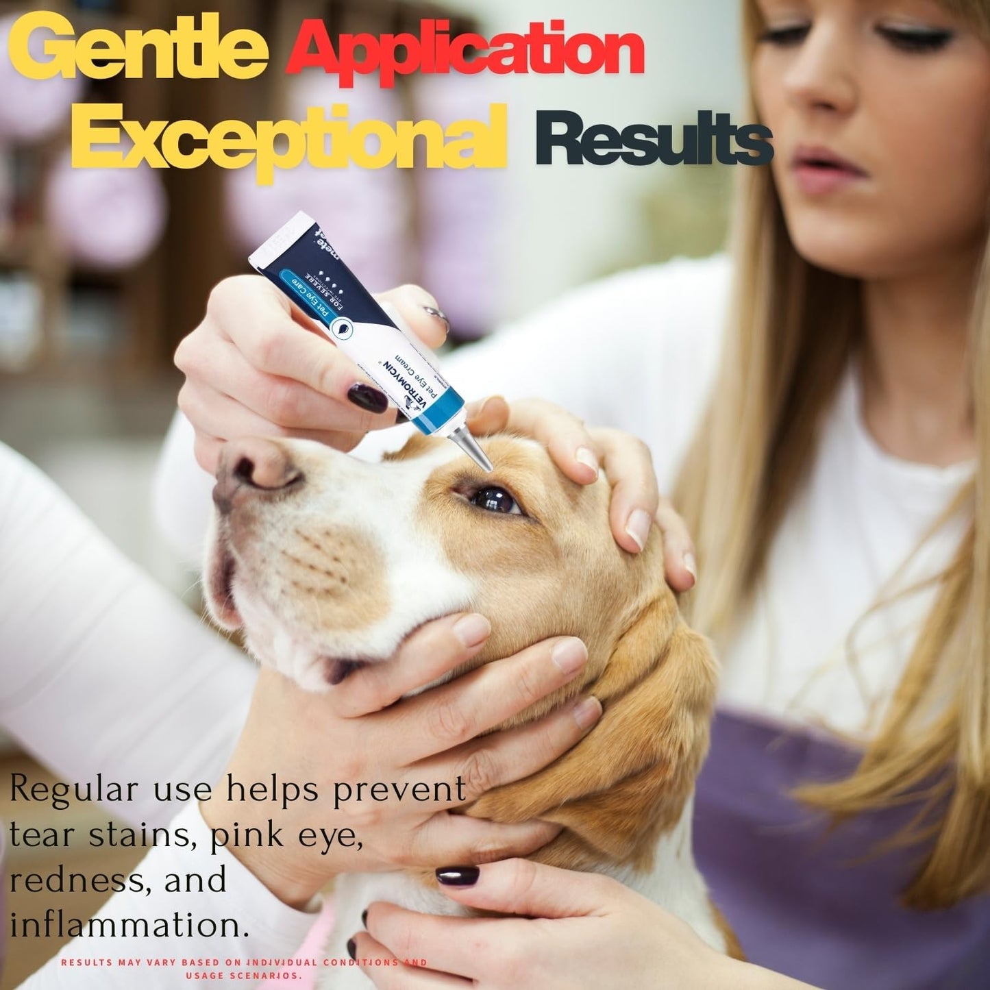 Vetromycin Pet Eye Cream Health for Dogs, Cats, Cattle, Sheep, Horse, Bird 1/8 oz /5gr, 1 Tube