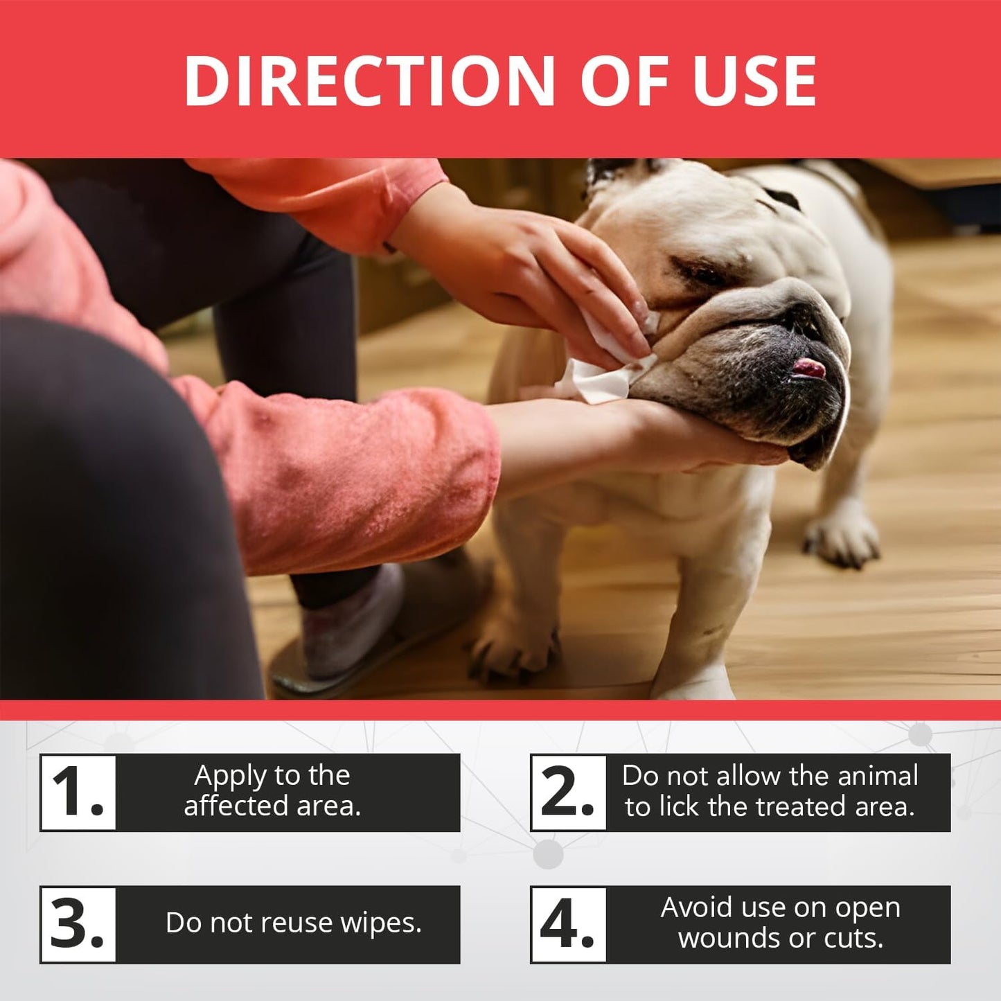 NOVEHA 1 Pack XL Pet Wipes (120 ct) + 1 Dog Wound Therapy Spray 8oz | Full‑Body Skin Care for Dogs