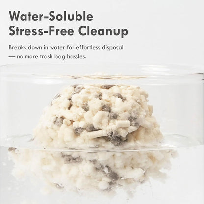 Cozy Home Cat Kit – Boba Scented Tofu Pellet Litter 9lb + Infinity Scoop | Dust-Free, Low Tracking, Odor Control, Easy Cleanup